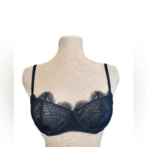 Victorias Secret Dream Angels Push up without Padding lace black Sexy br…